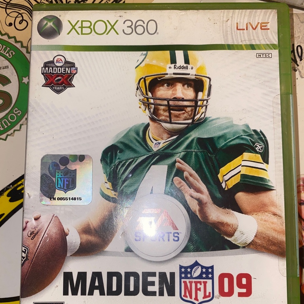 Xbox 360 John Madden 2009 Used Very good condition